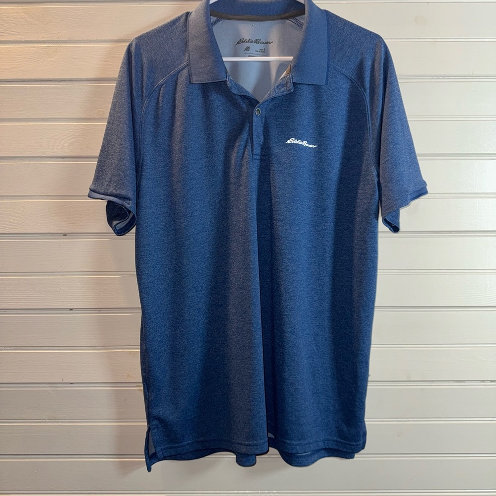 Eddie Bauer Men's Navy Polo Shirt